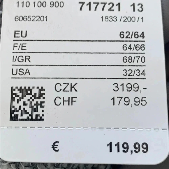 Ulla Popken | Plus  Size Tweed Button Front Pocket 3/4 Coat - Picture 8 of 10